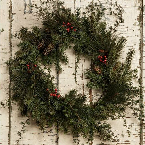 Mixed Pine Wreath