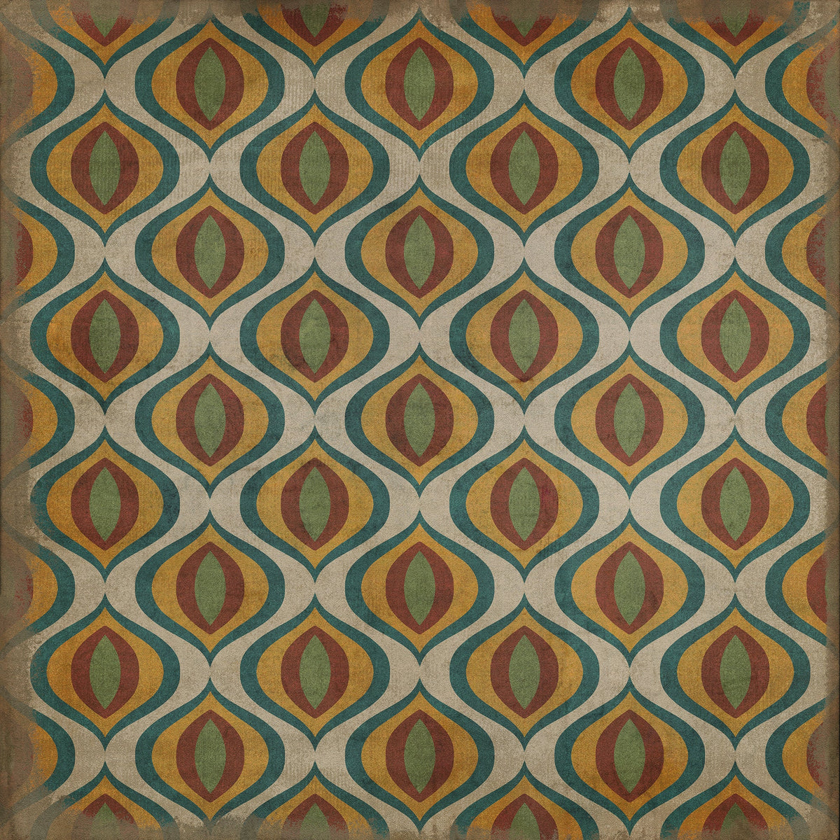 Pattern 15 Svengali Vinyl Floor Cloth