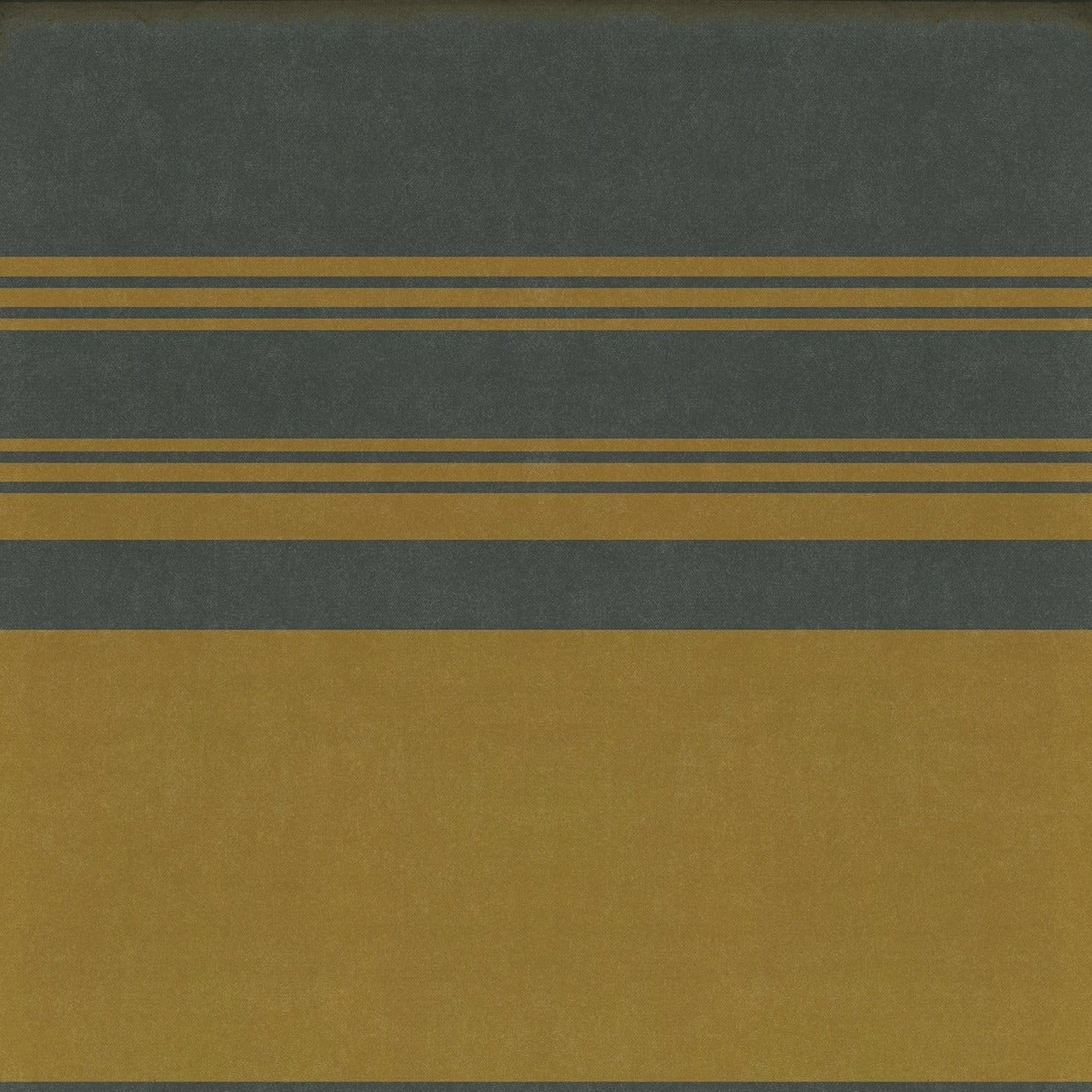 Pattern 50 Organic Stripes Blue and Yellow Vinyl Floor Cloth