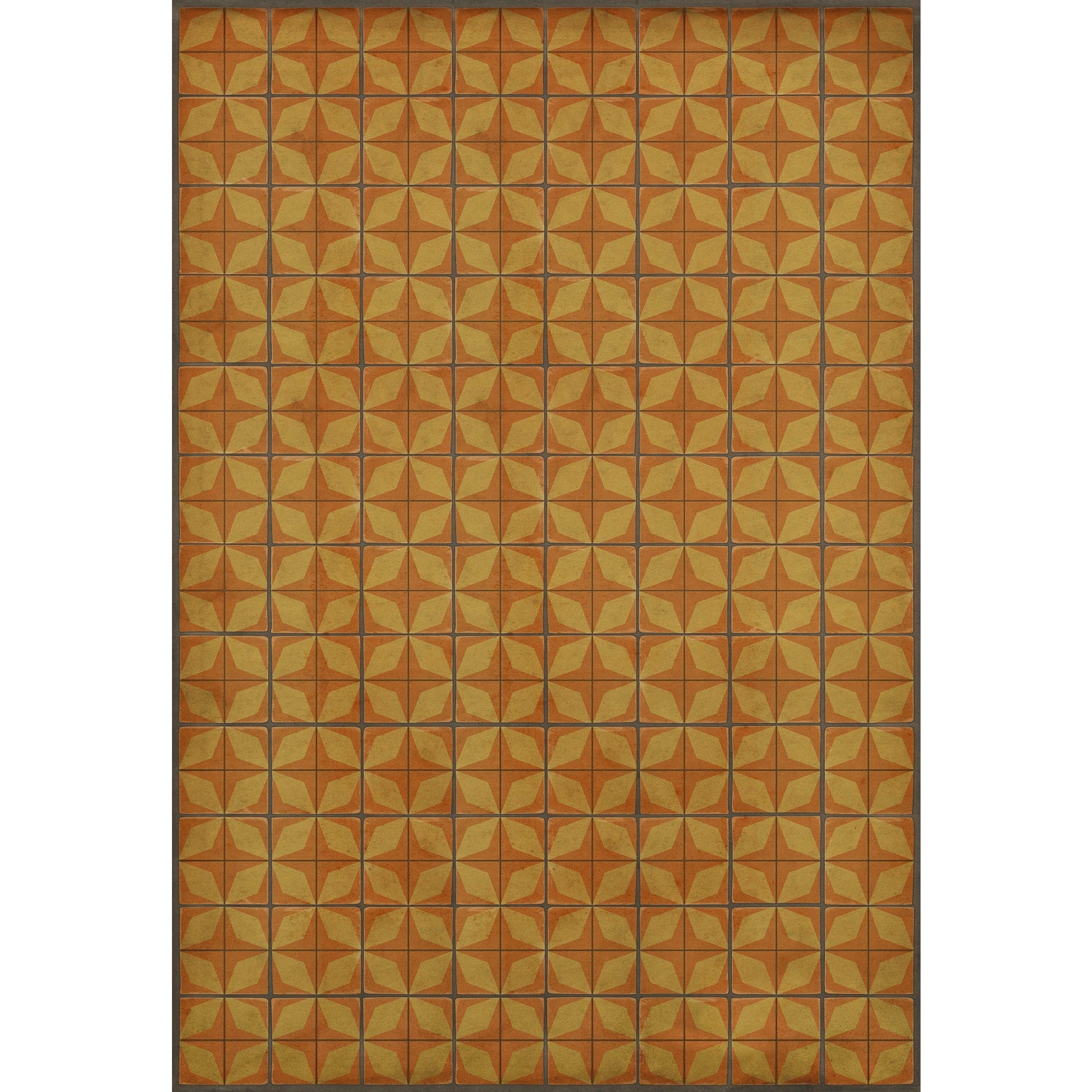 Pattern 54 Fireball Vinyl Floor Cloth