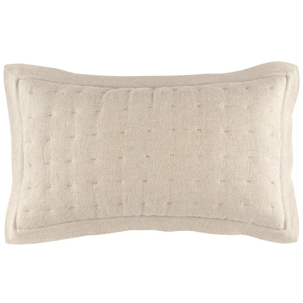 Pine Cone Hill Jonah Linen Natural Quilted Sham