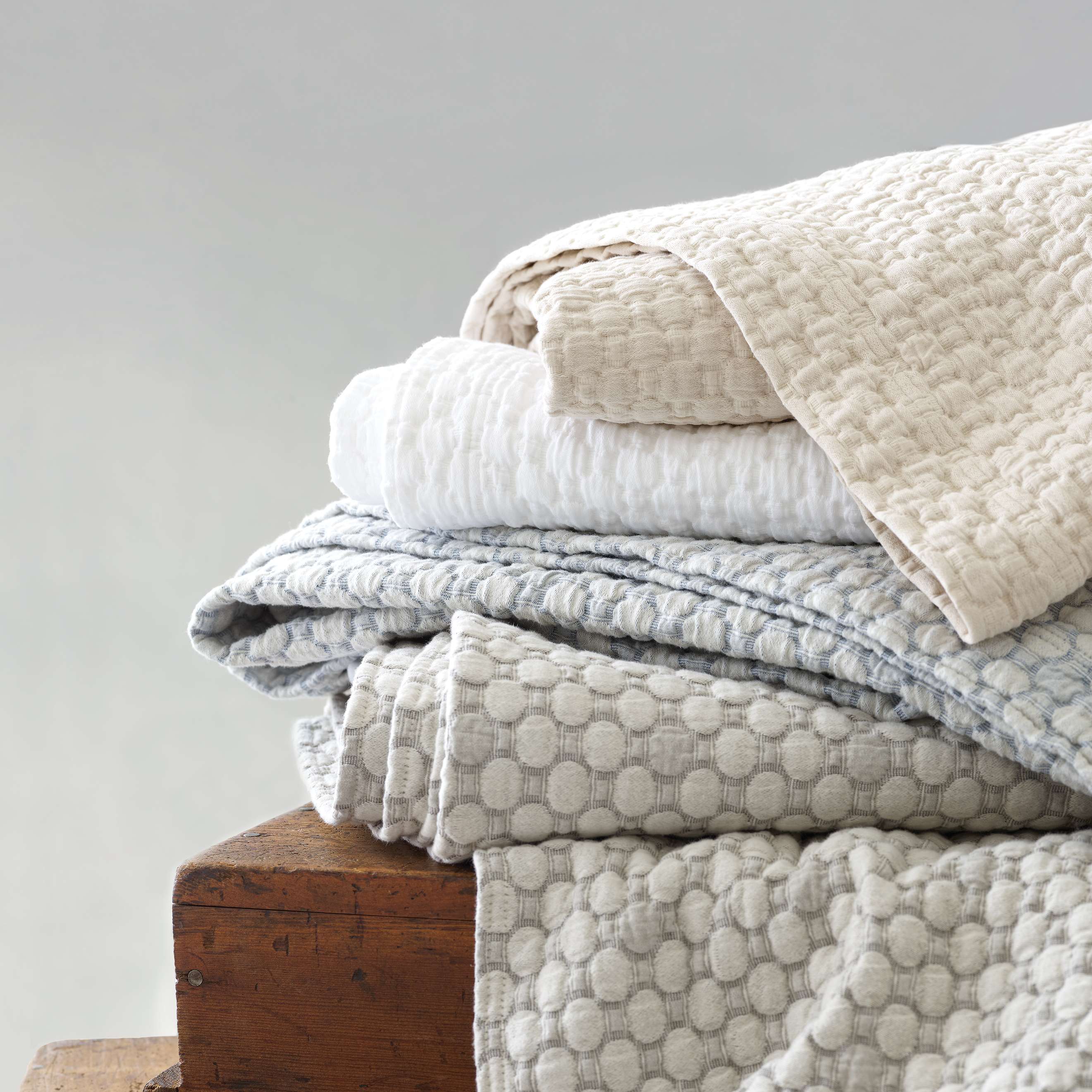 Pine Cone Hill Lodi Matelasse Coverlet