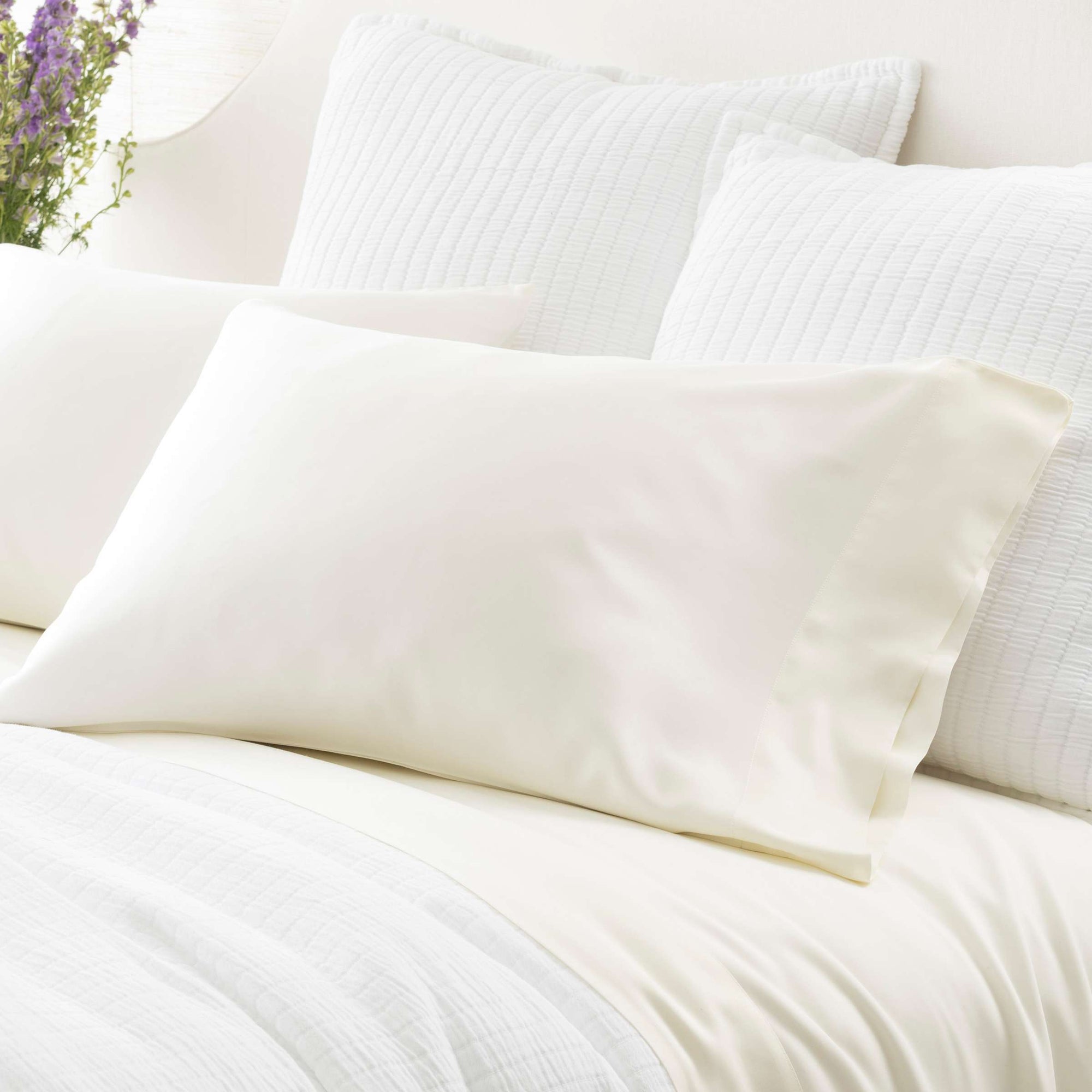 Pine Cone Hill Silken Solid Pillowcase Set