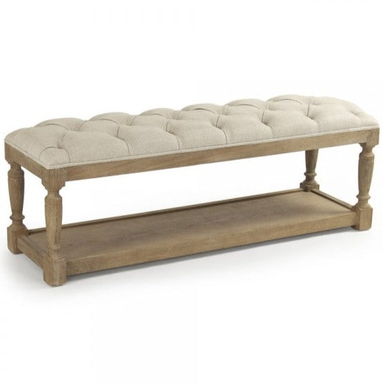 Rectangular Tufted Bench