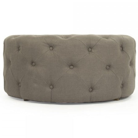 Round Tufted Ottoman