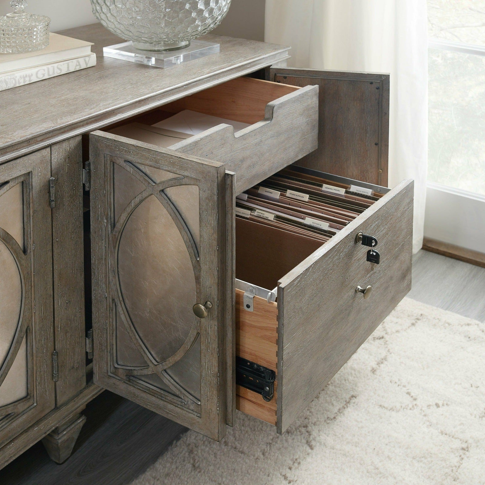 Rustic Glam Credenza