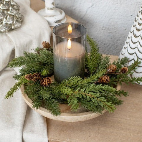 White Spruce And Tsuga Hemlock Candle Ring